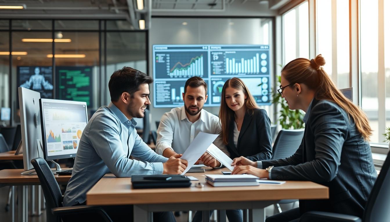 Enterprise software dashboards and business process automation